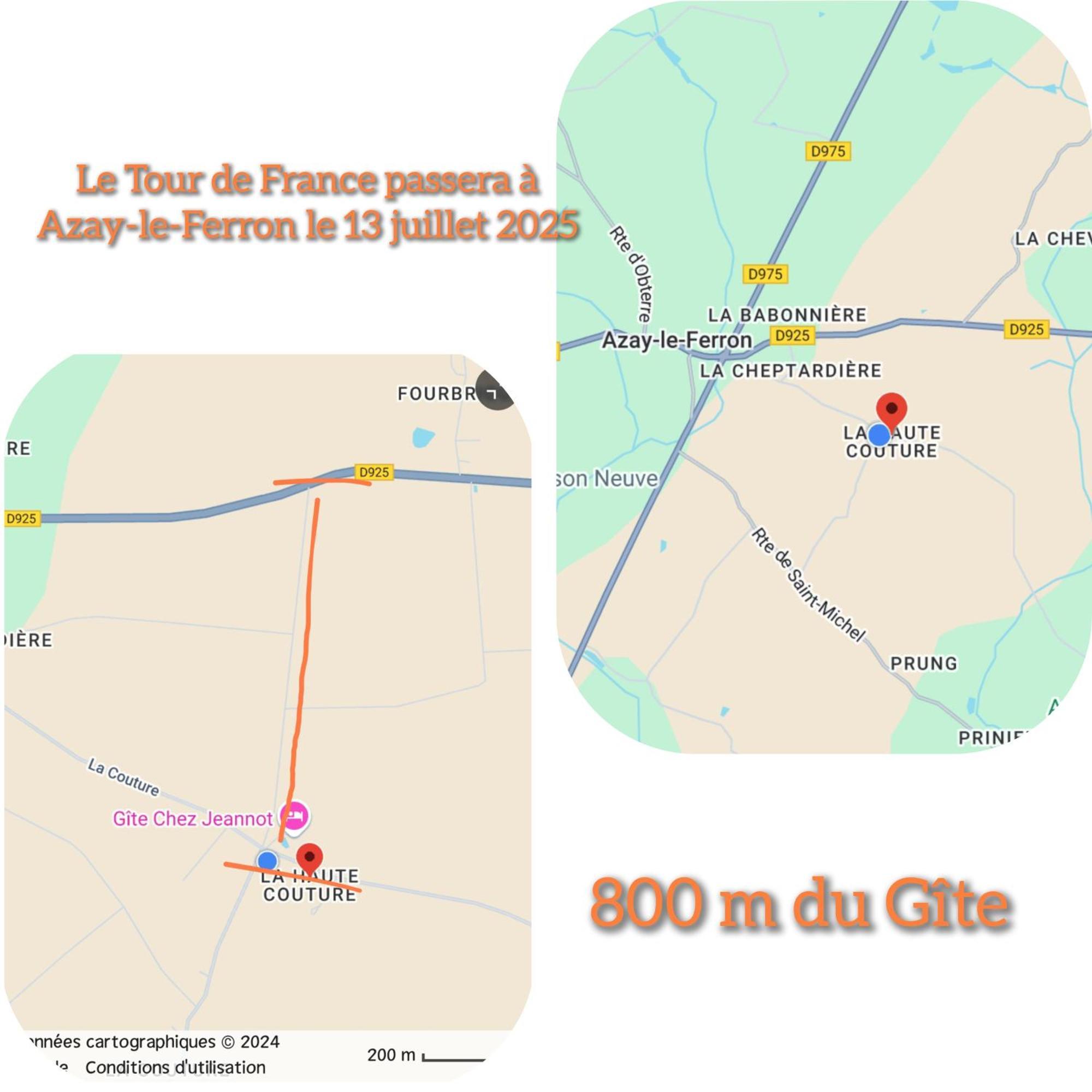 Gite Chez Jeannot Azay-le-Ferron 外观 照片